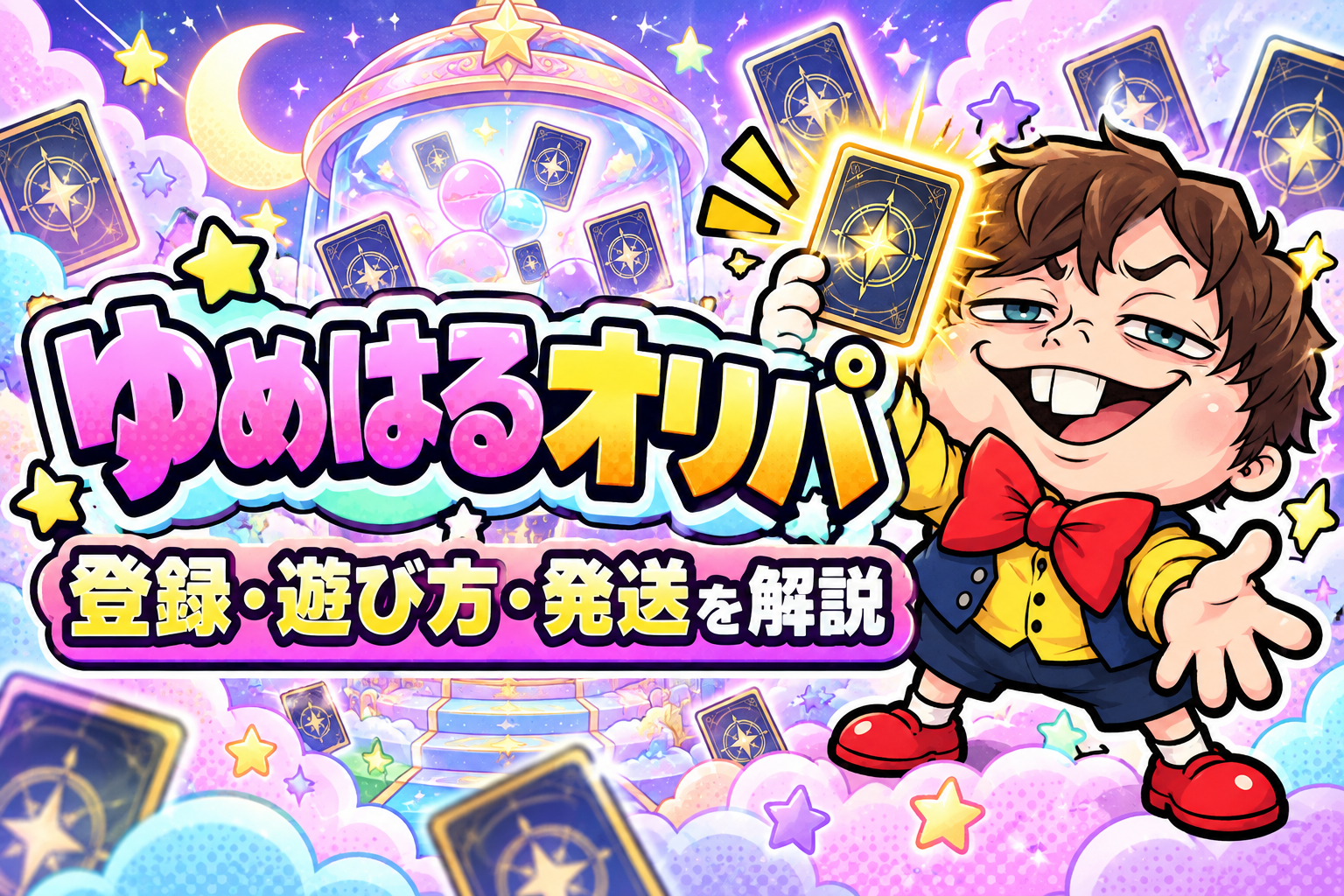 ゆめはるオリパの登録方法を公式情報で解説|遊び方・送料・発送日数も確認のイメージ